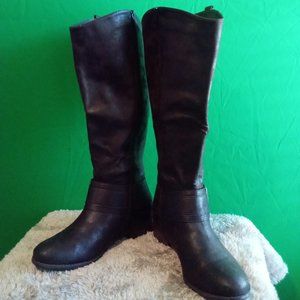 Torrid - Western Knee High Boot - Dark Brown- 11W